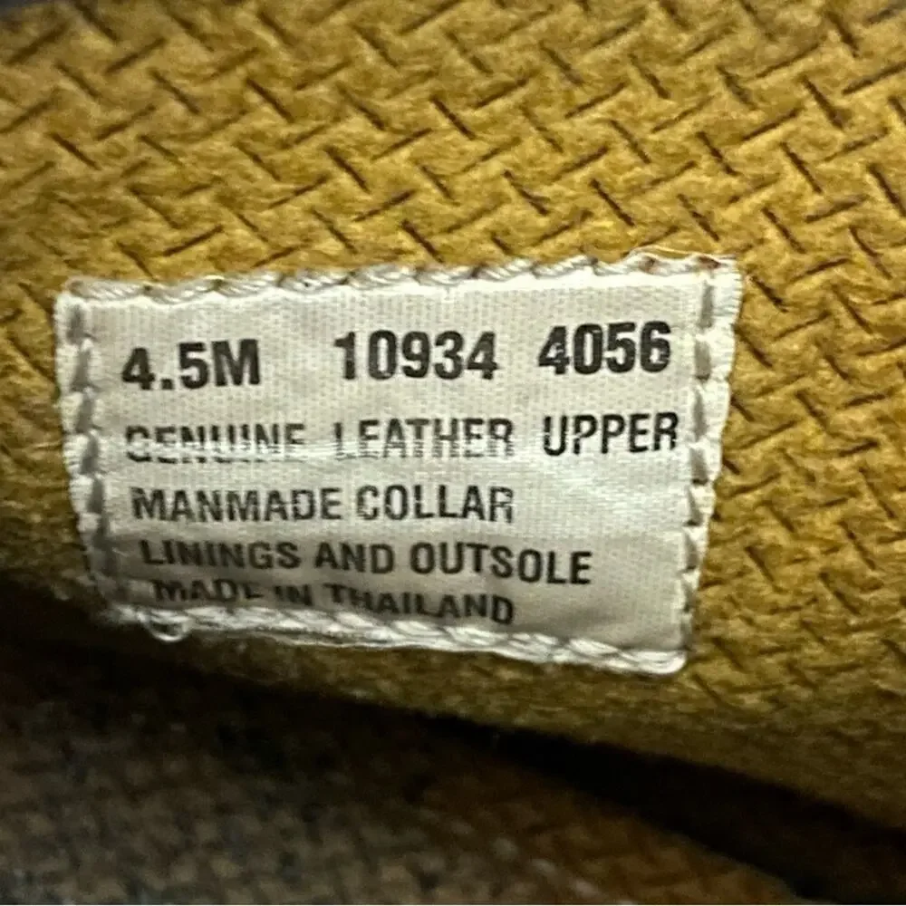 Timberland Boots Kids 4.5M Light Grey Leather Upper Waterproof‎ High Top